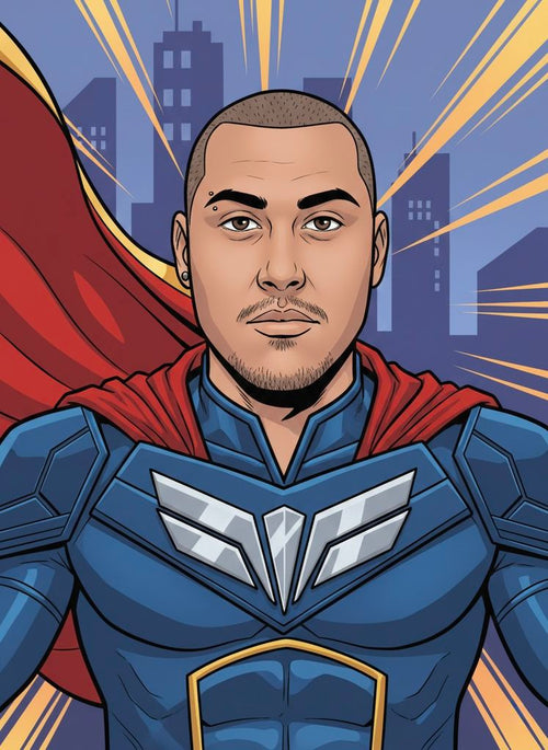 איור גיבורי על