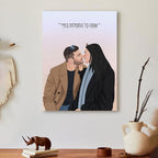 איור דיגיטלי - מתנה מקורית מתנה לבן זוג